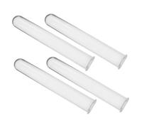 FONDOTIN 4 pièces Vases Plastique Transparent pour Fleurs Tubes Hydroponiques pour Décoration de Bureau Arrangements Floraux et Stockage de Bonbons DIY Station de Multiplication de Plantes