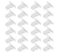 FONDOTIN 40 Pièces Trash Can Lock Replacement Self-locking Push-type Buckles For Secure Lid Closure Odor Blocking Fit For Home And Office Trash Bins