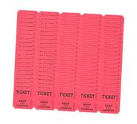 FONDOTIN 400 pièces Billets de Rouges pour Événements Fêtes Tirages Au Sort Système Transparent Équitable Participation Polyvalente