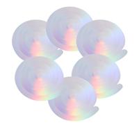 FONDOTIN 48 Pièces Décoration Nœuds Brillant, Résistante Irisé aux Réutilisable et Suspendue en Double Spirale PVC Revêtement pour Fêtes d'anniversaire et Remises de Diplômes