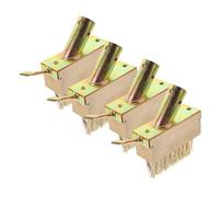 FONDOTIN 4pièces Brosse De Désherbage Fil Acier Outil pour Éliminer La Mousse Et Mauvaises pour Usage Professionnel Et Domestique