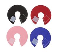 FONDOTIN 4pièces Collier De Protection pour Oiseaux De Compagnie Et Perroquets Lot de Anneaux Anti-Rayures Ajustable pour Récupération Soins