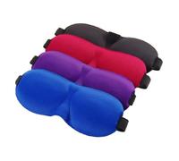 FONDOTIN 4Pièces Masque de Lot de Masques Oculaires pour Détente Parfait pour Voyager Reposer