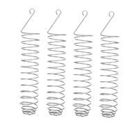 FONDOTIN 4pièces Support Suspendu pour Nourriture Oiseaux Et Écureuils Distributeur pour Cacahuètes Et Maïs pour Budgies Perroquets Et Animaux Le Jardin