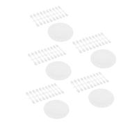 FONDOTIN 5 ensembles Plaques de Couleurs Détachables pour Pratique Ongles Supports Transparente pour Manucure Débutants Présentoirs Colorés pour Nail Art Accessoires Léger et Salon et