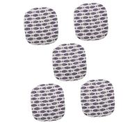 FONDOTIN 5 Pièces Cotton Door Curtain for Self Cleaning Cat Litter Box Compatible with Midea Automatic Litter Box and Easy to Install Accessory for Cat Toilet