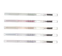 FONDOTIN 5 pièces Crayons Sourcils Automatiques Anti-sueur avec Pinceau Résistants à Eau Couleurs Naturelles Variées Outils Maquillage Visage pour Dessiner Sourcils Usage Professionnel et