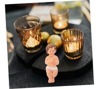 FONDOTIN 5 pièces Figurines Miniatures Résine Saint Garçon Fille de Décorations Religieuses pour Crèche Sacrés pour Chapelles et Lieux de
