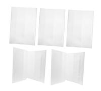FONDOTIN 5 Pièces Film Protecteur Transparent Imperméable pour Cahier Couverture Plastique Étanche pour Protège Carnet Dexercice et Protection et Facile à Utiliser