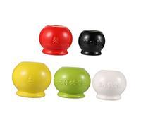 FONDOTIN 5 Pièces Kit de Ventouses Céramiques Colorées avec Fond Creux Instrument de Thérapie par Ventouses pour Auto Soin à