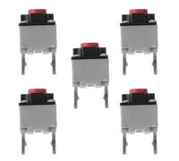 FONDOTIN 5 pièces Micro Interrupteurs Silencieux Bouton-poussoir Ultra Silencieux Haute Sensibilité pour Souris Électronique DIY