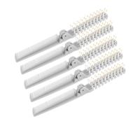 FONDOTIN 5 Pièces Peigne Pliable Double-dents Portable Brosse Coiffante Compacte Légère pour Voyage et Usage Quotidien Design Pliable Pratique pour Homme Femme Fille