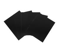 FONDOTIN 5 Plaques Vierges À Graver En Aluminium Plaques Miroir Avec Vis En Aluminium Vierges Noirs