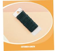 FONDOTIN 5 Rouleaux Fil Floral Vert Flexible Gauge Fil Fer Peint pour Couronnes Arrangements Floraux et Bricolage Lot pour Décoratives