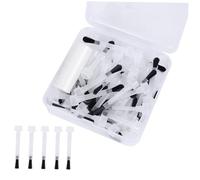 FONDOTIN 50 pièces Brosse Applicateur Vernis Ongles Jetable Manche Ergonomique Résistante pour Application Précise Vernis Gel et Remplacement Professionnel