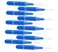 FONDOTIN 50 Pièces Brossette interdentaire outil oral brossettes interdentaires bleues Brosse de nettoyage Plaque propre brosse buccale à usage unique Plastique