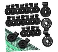 FONDOTIN 50 pièces Clips de Fixation pour Clips Résistants pour Filet de Jardin pour Awnings et Ombres de Patio UV et Durables