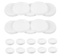 FONDOTIN 50 pièces Lot de Bouchons Ronds pour Tubes Kraft Embouts Plastiques pour Fermeture de Tubes Expédition Protection Pratique et Étanche Carton et Accessoires Indispensables pour