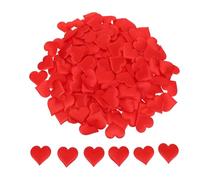 FONDOTIN 500 Pièces Pétales de coeur décoratifs eponge éponges pour la Saint-Valentin Red