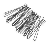 FONDOTIN 50pcs Épingles Françaises en Métal Forme de U pour Femmes, Légères et Solides, Accessoires Coiffure pour Chignons Quotidiens et Mariages
