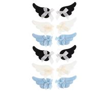 FONDOTIN 6 Paires Barrettes Ailes Ange pour Femme Pinces à Cheveux Légères et Colorées Accessoires de Coiffure pour Fêtes Mariages et Festivals Décorations de Style Plume