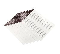 FONDOTIN 6 pièces Autocollants Sourcils Naturels Patch Sourcil Temporaire Résistants et Faciles à Appliquer