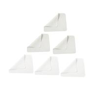 FONDOTIN 6 pièces Chiffons Microfibres pour Lunettes Coton Doux Nettoyant Anti-traces pour Verres Écrans et Smartphones Portable et Léger