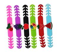 FONDOTIN 6 pièces Crochets Extension pour Masque Silicone Accessoires de Sangle Réglable pour Corde Oreille Compatible avec Tous Masques à Bandeau Confort Extérieur et Usage Quotidien