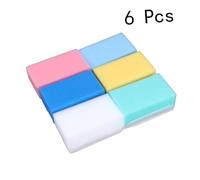 FONDOTIN 6 pièces Éponge de Bain Sensorielle Garçon Fille Brosse Douce Tactile pour Peau Sensible Aléatoires Jaune Blanc Vert Bleu Rose Bleu Couleur Aléatoire Couleur Aléatoire