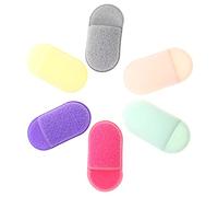 FONDOTIN 6 pièces Éponge Visage Réutilisable Tampon Démaquillant Doux et Exfoliant Nettoyage Visage Mousse Riche Nettoyage sans Irritation Couleur Aléatoire Couleur Aléatoire