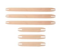 FONDOTIN 6 pièces Kit de Navettes Bois pour Tissage Écharpes Pulls et Tapisseries Outils Légers et Ergonomiques pour Tricot DIY Accessoires de Tissage pour Création Artisanale
