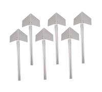 FONDOTIN 6 Pièces Outil Angle Intérieur INOX Truelle Plâtre Ergonomique pour Cloison Sèche Finition Murs Poignée Confortable