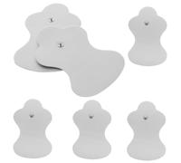 FONDOTIN 6 pièces Patch Massage Auto-adhésif Electrode Multifonction Coussinets Flexibles pour Traitement et Massage Corporel Accessoires Compatibles avec Appareils Ems