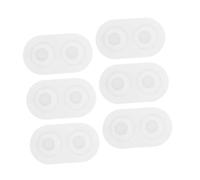 FONDOTIN 6 Pièces Silicone Mold For Doll Eyes Precise Dome Eyeball Resin Casting For Diy Jewelry Earrings Keychains And Craft Decorations
