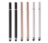 FONDOTIN 6 pièces Stylet Écran Tactile Stylo Capacitif Fin pour Tablettes et Téléphones Léger et Ergonomique Haute Sensibilité Compatible avec Divers Écrans Tactiles pour Artistes et