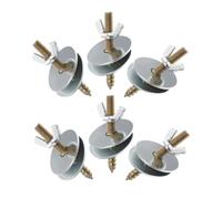 FONDOTIN 6pièces Kit De Vis Et Écrous pour Perches Oiseaux Fixation pour Nichoirs Et Mangeoires avec Rondelles Outils pour Cage à Oiseaux