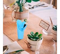 FONDOTIN 6pièces Kit Outils pour Plantes Succulentes pour Débutants Seau Pelle Brosse pour Pots De Plantation Format Compact Bleu