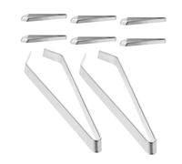 FONDOTIN 8 Pièces Bouteille De Cheveux De Cuisine Pince à Poisson Pince à Épiler Pour De Poisson Pincettes De Haute Précision Pincerie à Souder Chef Tweezers Acier Inoxydable