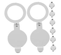 FONDOTIN 8 Pièces Couvercles Cuivre pour Trou de Porte Protection Vie Privée Regards Cache Œil Résistant pour Sécurité Maison et Appartement