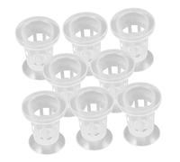 FONDOTIN 8 pièces Paniers Hydroponiques pour Culture de Plantes et Légumes Accessoires de Jardinage pour Balcon et