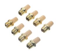 FONDOTIN 8 pièces Pneumatique Cuivre Pouce Lot de Du Bruit pour Composants Pneumatiques Installation Facile Protège la Durée de Vie des Électrovannes