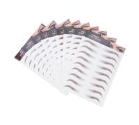 FONDOTIN 9 feuilles Autocollants Sourcils Faux Naturels et Étanches Tatouage Temporaire Sourcils Réutilisables pour Maquillage Effet Poils Réaliste Application Facile