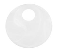 FONDOTIN Abat-Jour en Verre Petit Modèle Forme Champignon pour Lampe de Table et Plafonnier Couvercle en Verre Transparent Ornement Décoratif pour Salon Éclairage Intérieur