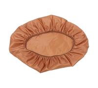 FONDOTIN Abat-Jour Grand pour Plafonnier 40-58 CM, Diffuseur Élastique en Tissu Doux Café, Occultation 45%, Cache-Lumière Anti-Éblouissement, Protection Humidité et Poussière, Adapté
