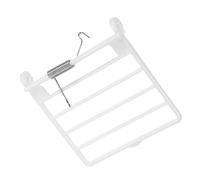 FONDOTIN Accessoires pour Porte De Cage À Oiseaux Porte À Ressort pour Cage À Oiseaux Clips en J Porte pour Cages Loquet À Ressort De Remplacement pour Porte De Cage À Oiseaux