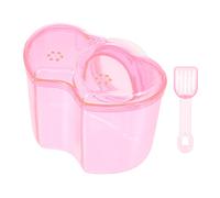 FONDOTIN Acrylique Salle De Bain pour Hamsters Conteneur De Sable avec Design Créatif Accessoire pour Petits Animaux Éléments Amusants Et Pratiques Facile à Observer Nettoyer