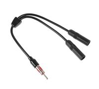 FONDOTIN Adaptateur Antenne Voiture vers Femelles Câble Répartiteur Montage Facile Durable pour Remplacement Antenne Automatique