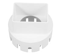 FONDOTIN Adaptateur de Tuyau Évacuation Plastique Connecteur pour Gouttières et Descente Eau Extension de Tuyau Résistante et Facile à Installer Blanc