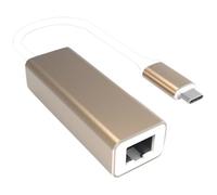 FONDOTIN Adaptateur Ethernet USB-c Gigabit Compact, Convertisseur Rj45 1000 Mbps, Compatible PC Portable et Bureau, Connexion Réseau Stable, Couleur Aléatoire