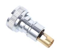 FONDOTIN Adaptateur Robinet Cuivre avec Valve Stop Eau Automatique Rapide pour Machine à Laver Portable et Anti-Fuite